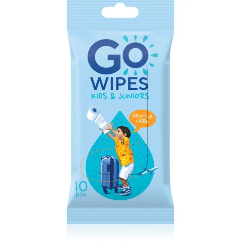 GoWipes For Kids & Juniors vlažilni toaletni papir za otroke 10 kos