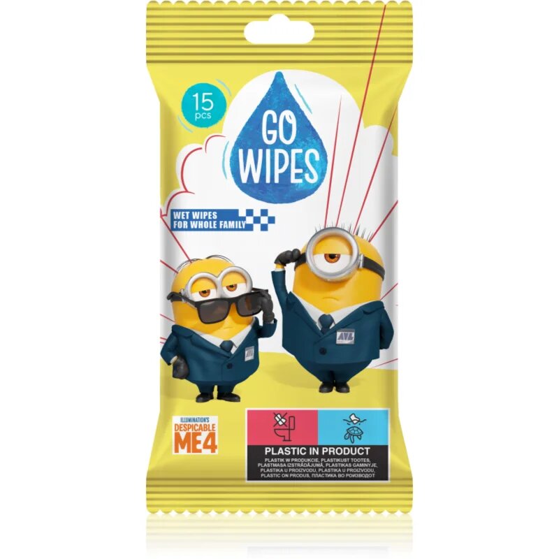 GoWipes Wet Wipes For Whole Family vlažni čistilni robčki za roke 15 kos