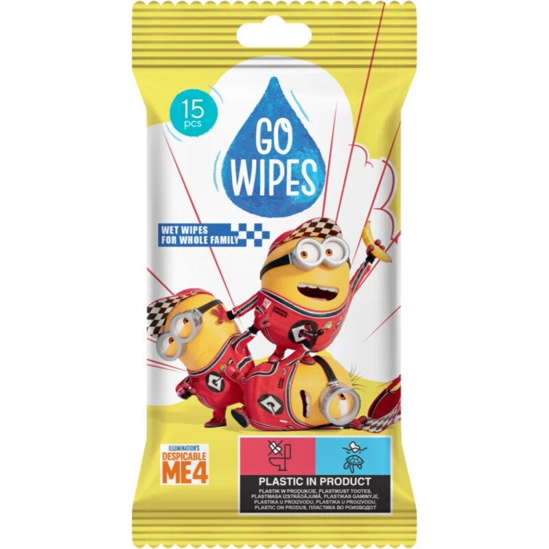 GoWipes Wet Wipes For Whole Family vlažni čistilni robčki za roke 15 kos
