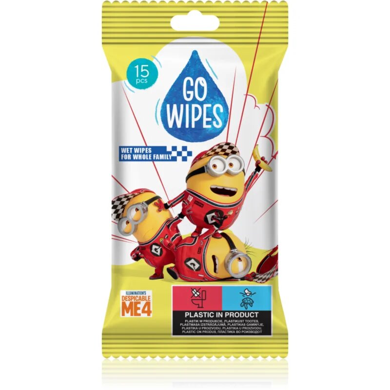 GoWipes Wet Wipes For Whole Family vlažni čistilni robčki za roke 15 kos