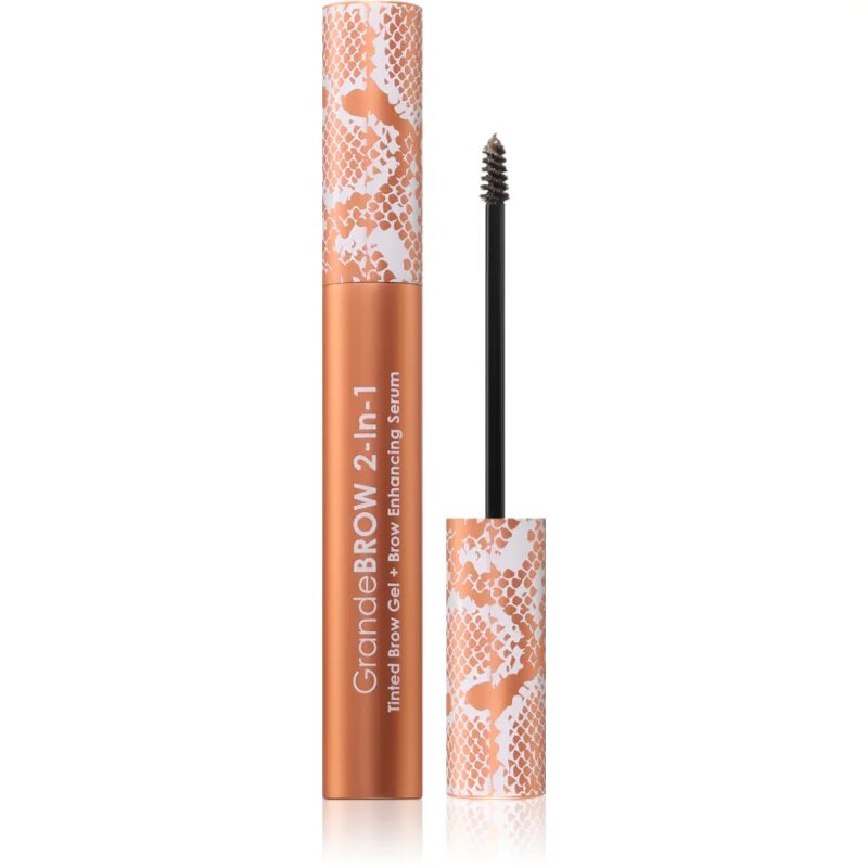 Grande Cosmetics GrandeBrow tónovací gel na obočí se sérem odtenek Medium 3.5 ml