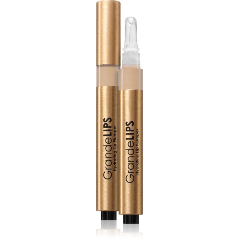 Grande Cosmetics GrandeLips sijaj za hidracijo in volumen ustnic s hialuronsko kislino odtenek Clear 2.4 ml
