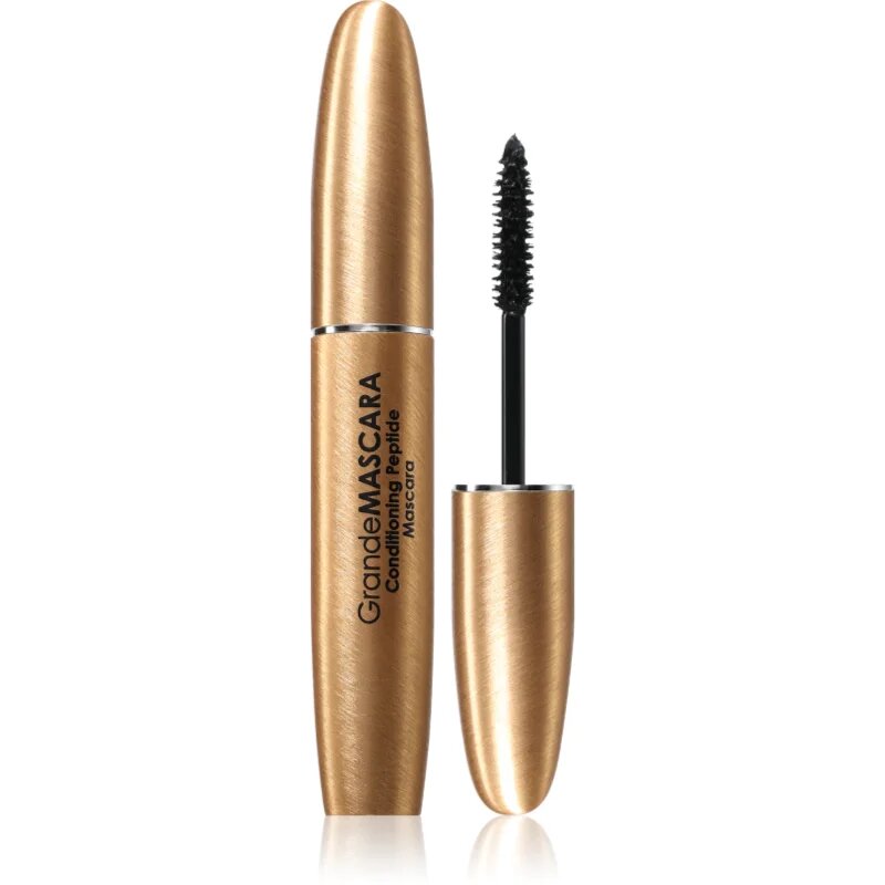 Grande Cosmetics GrandeMascara negovalna maskara za volumen in vihanje trepalnic odtenek Black 5.6 g