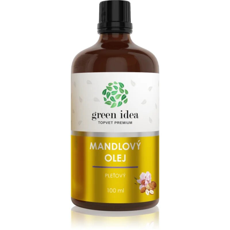 Green Idea Almond oil olje za obraz hladno stiskan 100 ml