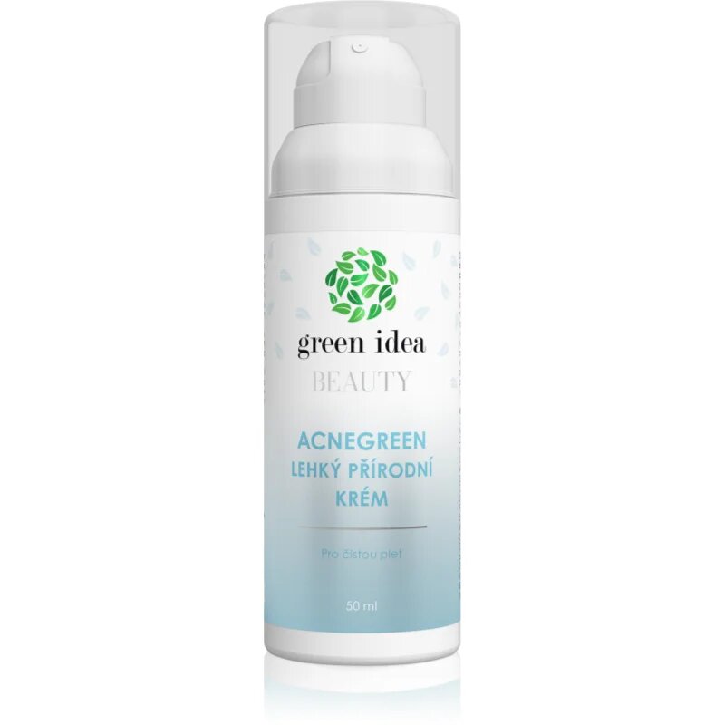 Green Idea Beauty Acnegreen lahka krema za čist in zdrav obraz 50 ml