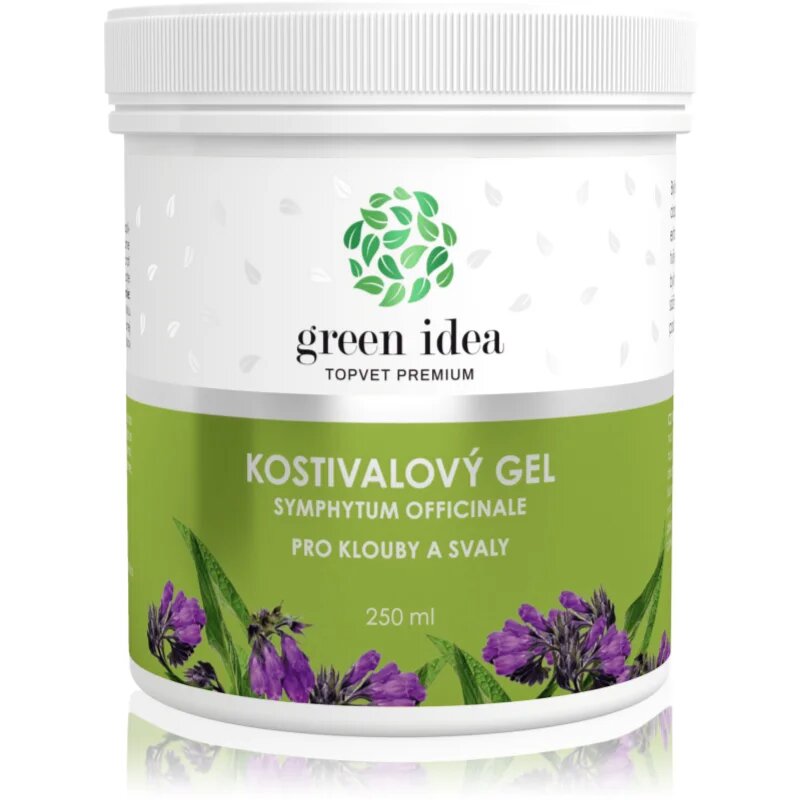 Green Idea Kostivalový gel masažni gel za mišice in sklepe 250 ml