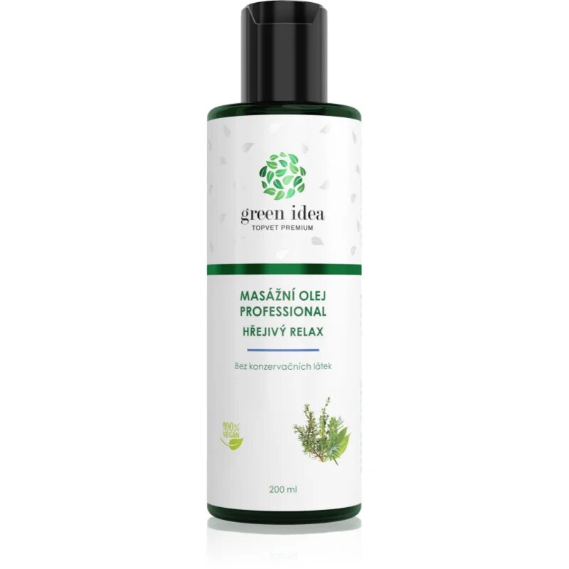 Green Idea Massage oil warm relaxation masažno olje 200 ml