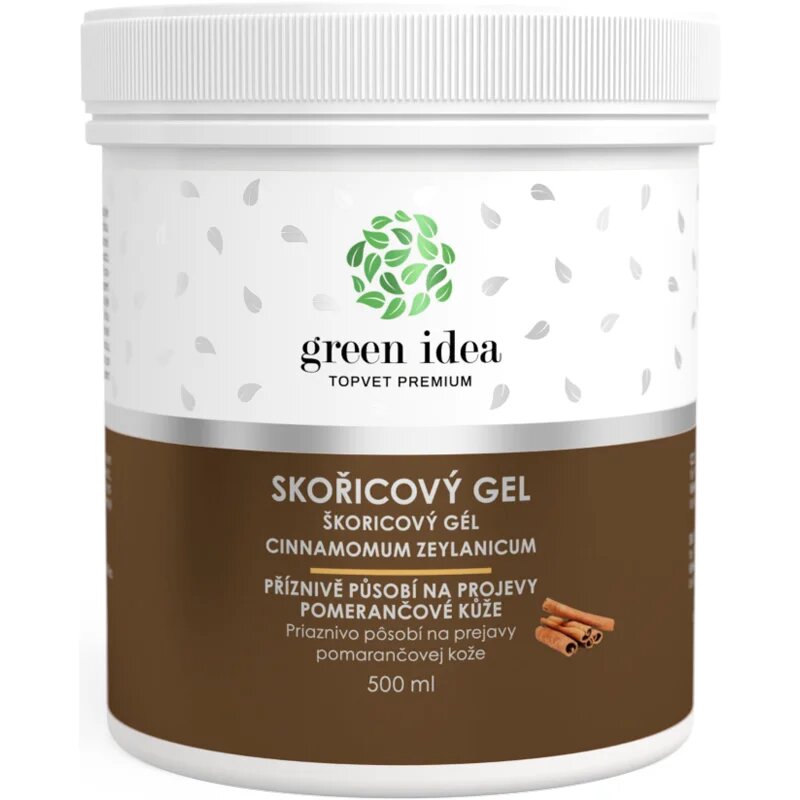 Green Idea Skořicový gel masažni gel 500 ml