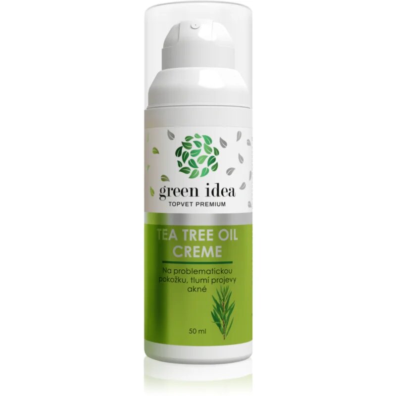 Green Idea Tea Tree Oil Creme regeneracijska dnevna krema za problematično kožo akne 50 ml