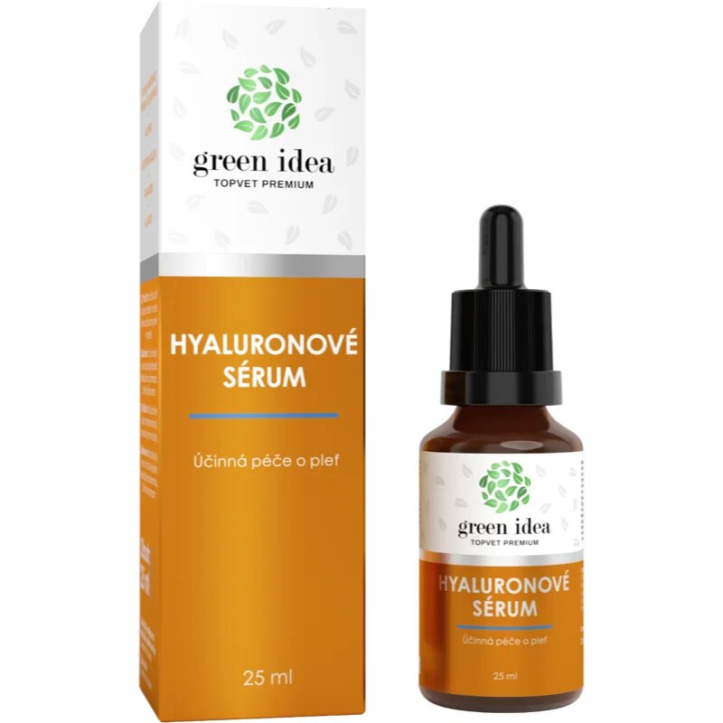 Green Idea Topvet premium herbal teas Hyaluronové sérum nega za obraz 25 ml