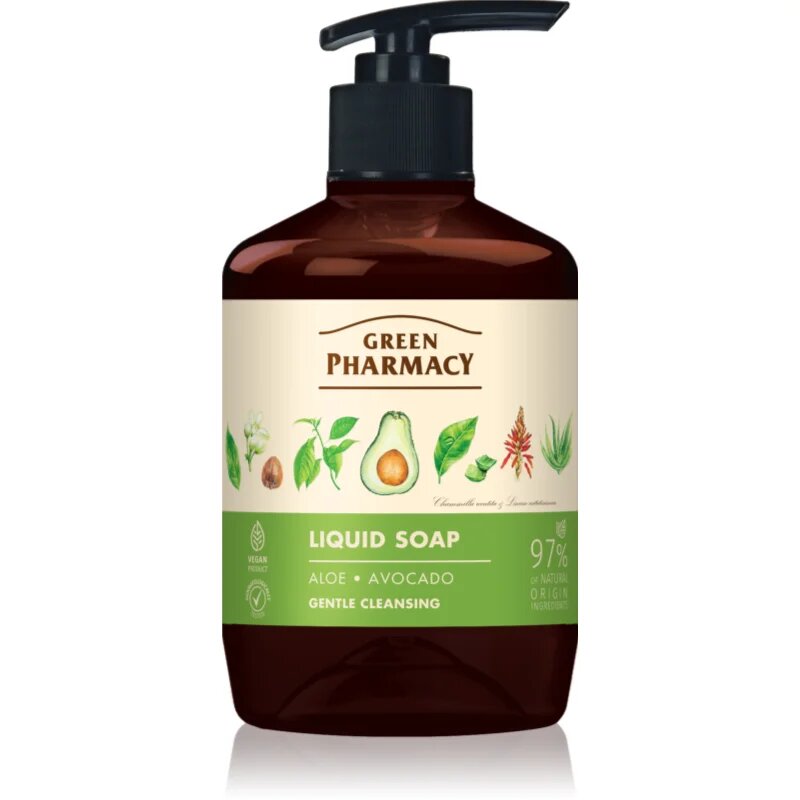 Green Pharmacy Aloe & Avocado tekoče milo za roke 460 ml