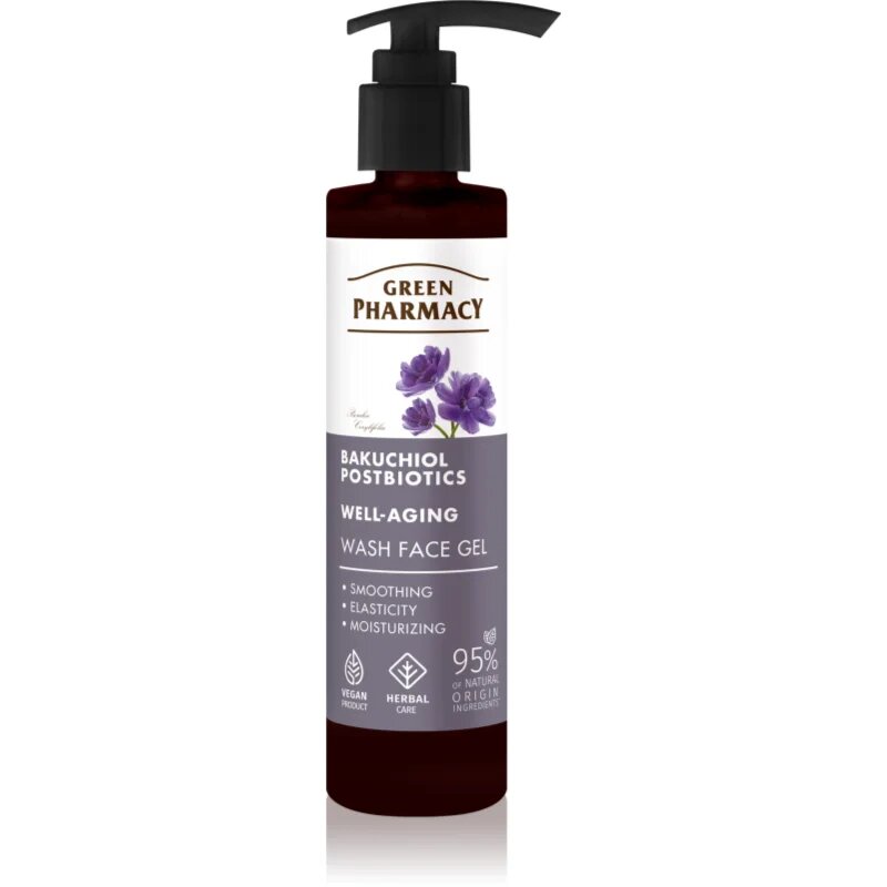 Green Pharmacy Bakuchiol & Postbiotics Face Wash Gel gel za umivanje obraza 200 ml