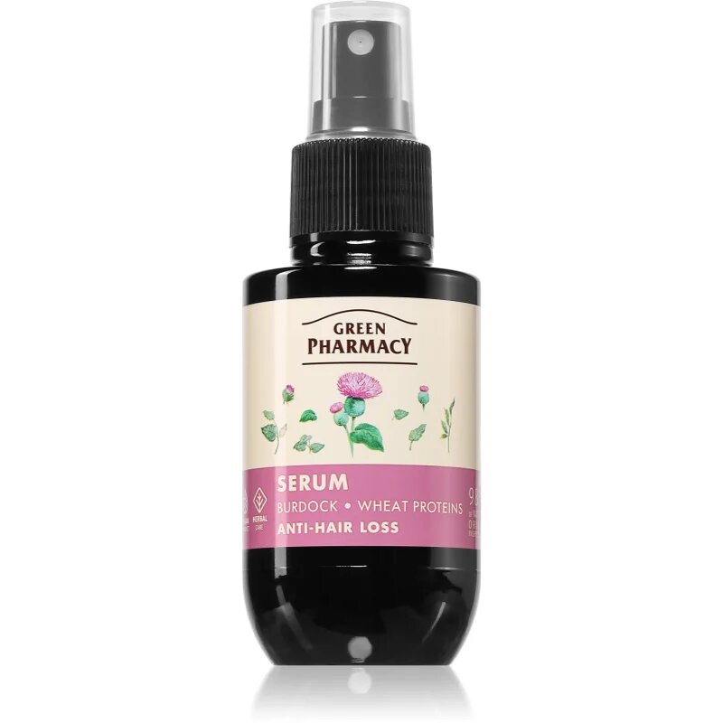 Green Pharmacy Burdock & Wheat proteins Care Serum serum proti izpadanju las 100 ml