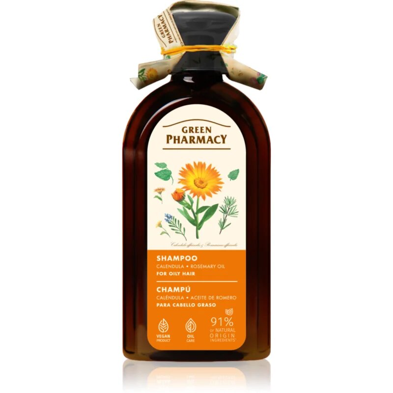 Green Pharmacy Calendula Shampoo šampon za normalne in mastne lase 350 ml