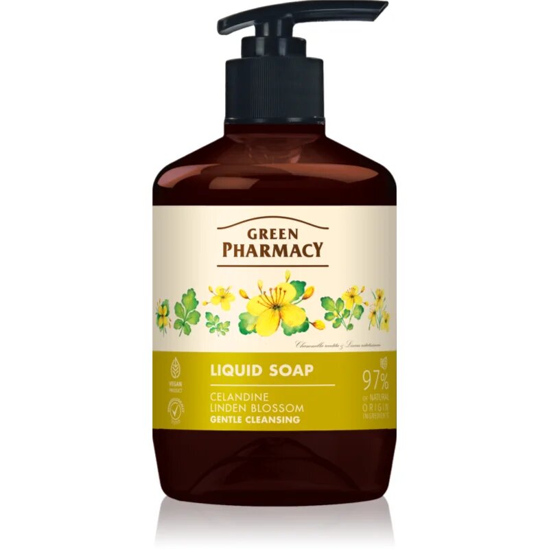 Green Pharmacy Celandine Hand Soap tekoče milo 460 ml