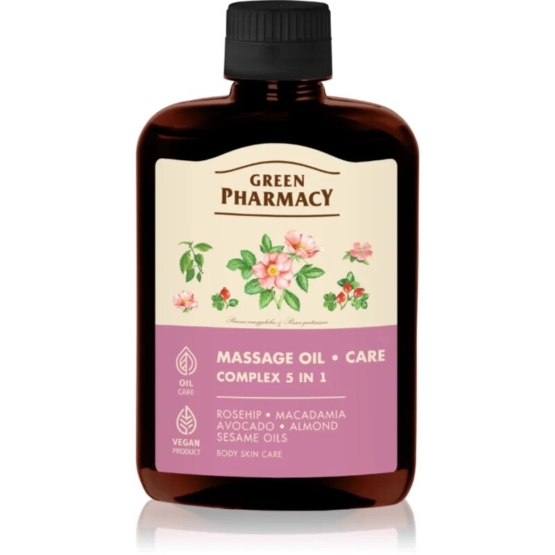 Green Pharmacy Complex 5in1 Massage Oil masažno olje 200 ml