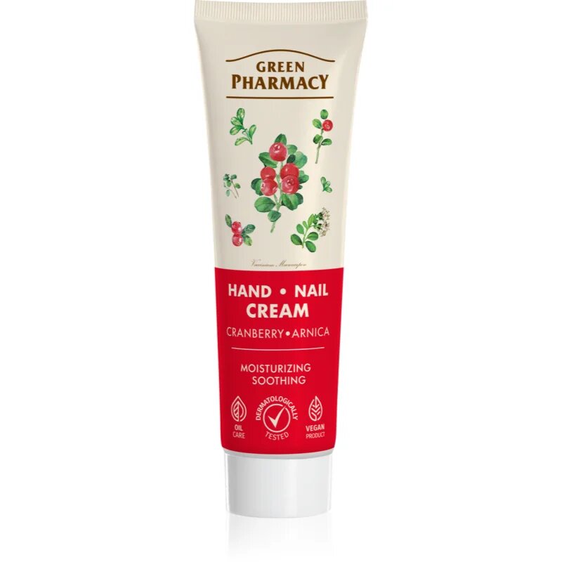 Green Pharmacy Cranberry & Arnica vlažilna krema za roke 100 ml