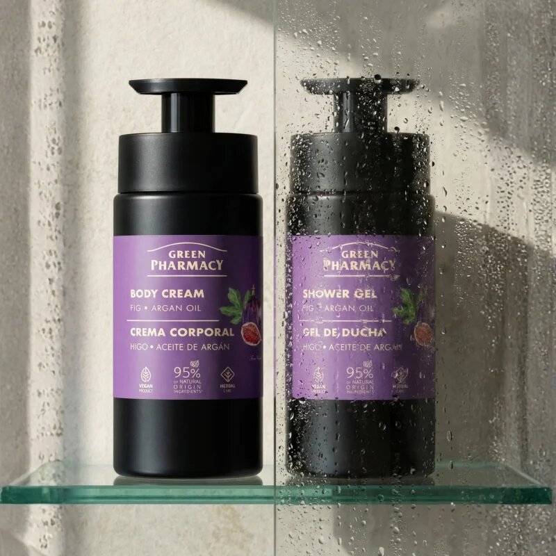Green Pharmacy Fig & Argan Oil gel za prhanje 739 ml
