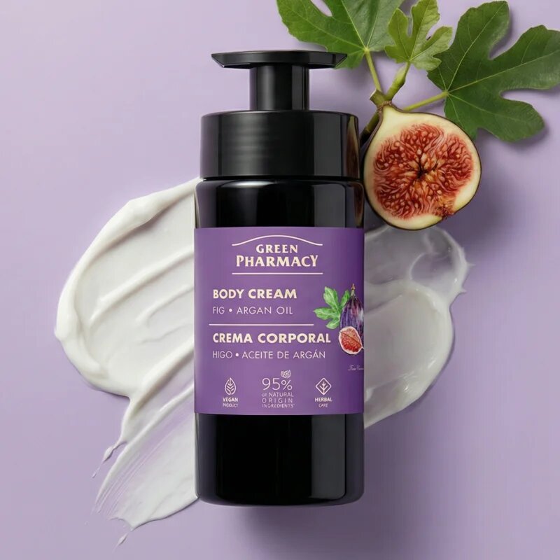 Green Pharmacy Fig & Argan Oil krema za telo 739 ml