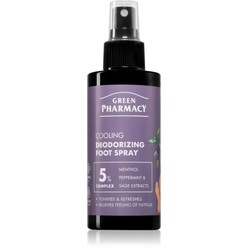 Green Pharmacy Foot Care Cooling Deodorizing Foot Spray dezodorant za stopala 150 ml