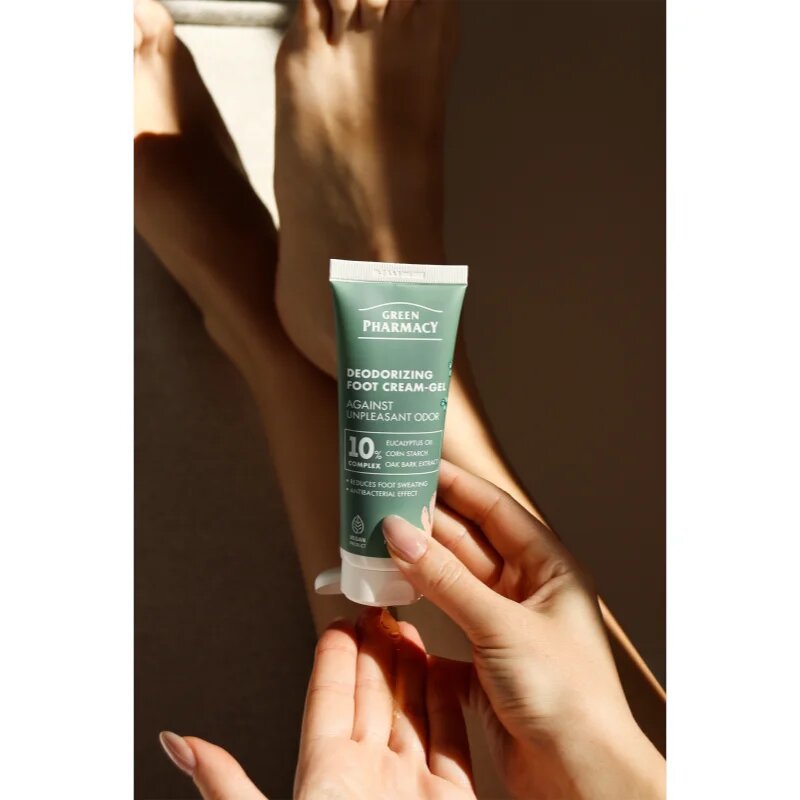 Green Pharmacy Foot Care Deodorizing Foot Cream-Gel Against Unpleasant Odor gelasta krema za noge 75 ml