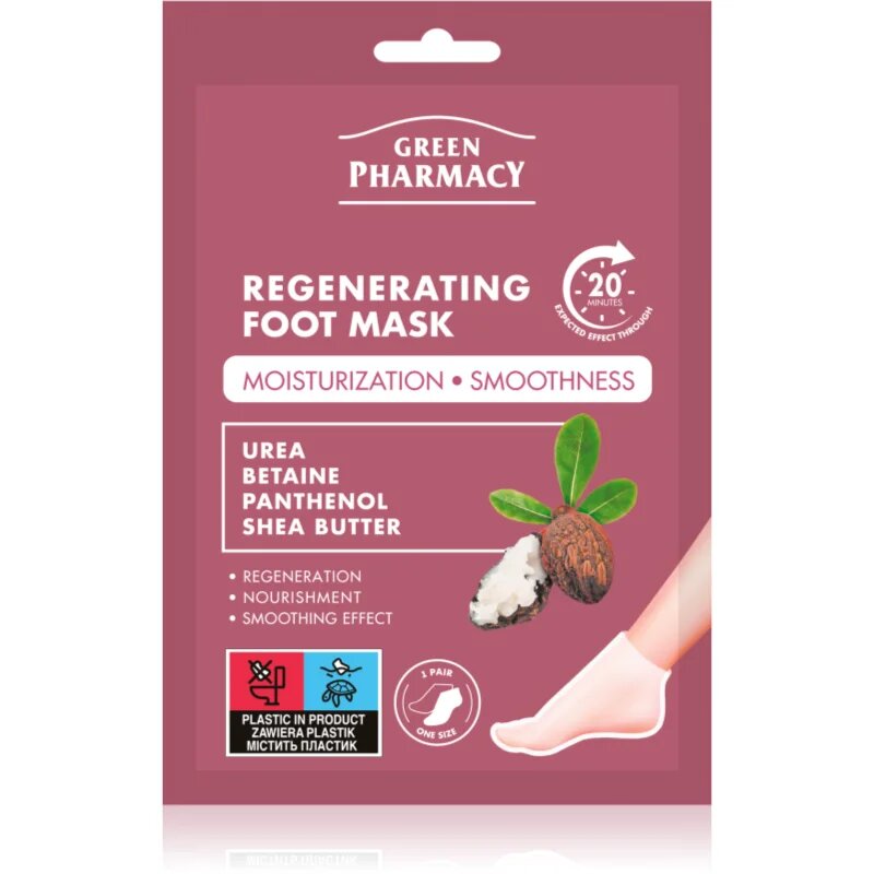 Green Pharmacy Foot Care Regenerating Foot Mask regeneracijska maska za noge 2x13 ml