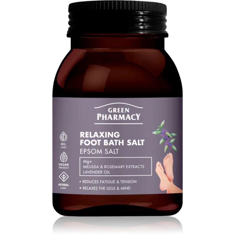 Green Pharmacy Foot Care Relaxing Foot Bath Salt relaksacijska sol za kopel za noge 400 g