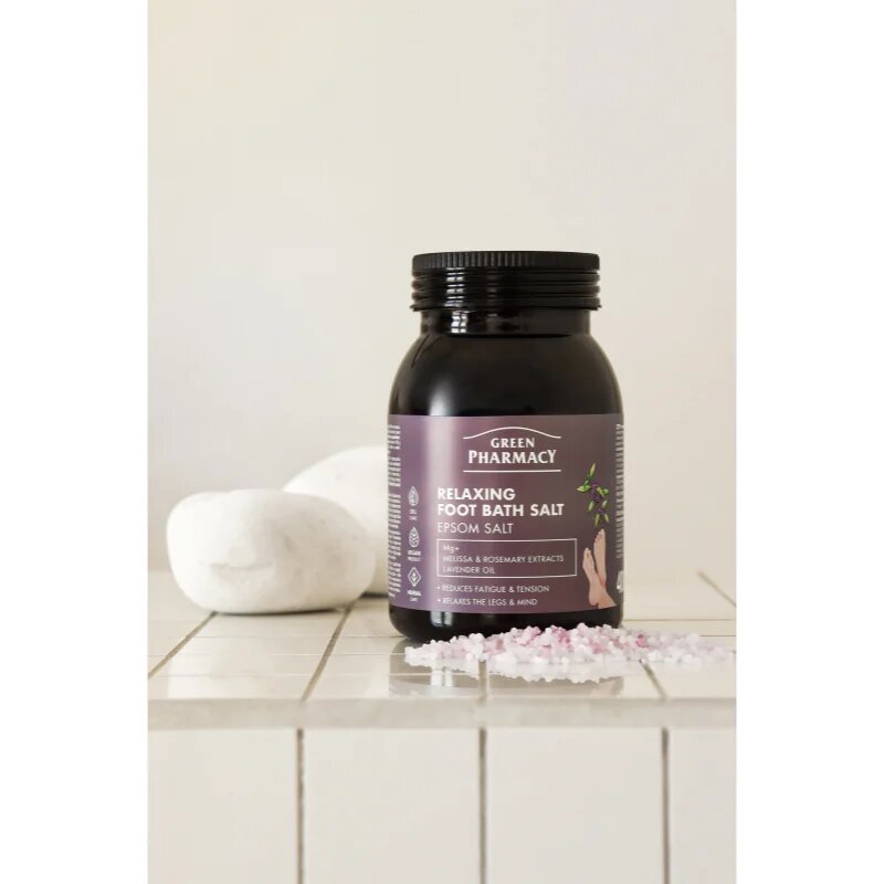 Green Pharmacy Foot Care Relaxing Foot Bath Salt relaksacijska sol za kopel za noge 400 g
