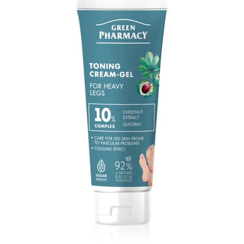 Green Pharmacy Foot Care Toning Foot Cream-Gel For Heavy Legs krema za noge 75 ml