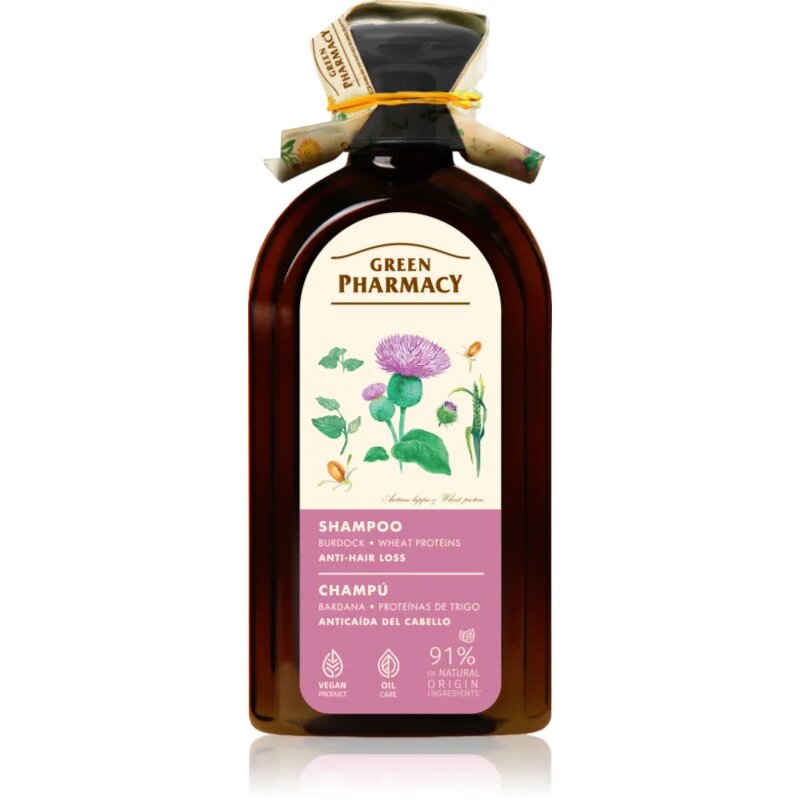 Green Pharmacy Greater Burdock Shampoo šampon proti izpadanju las 350 ml