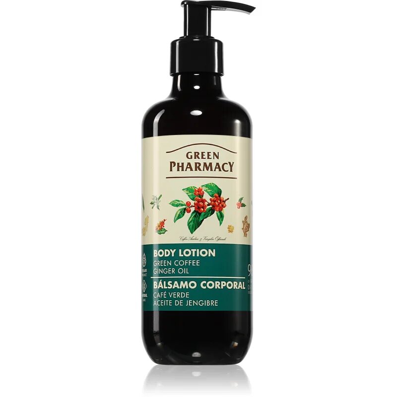 Green Pharmacy Green coffee & Ginger Oil Body Lotion losjon za učvrstitev kože 400 ml