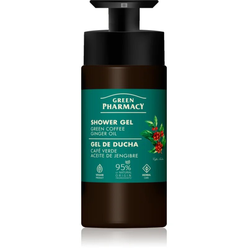 Green Pharmacy Green Coffee & Ginger Oil gel za prhanje 739 ml