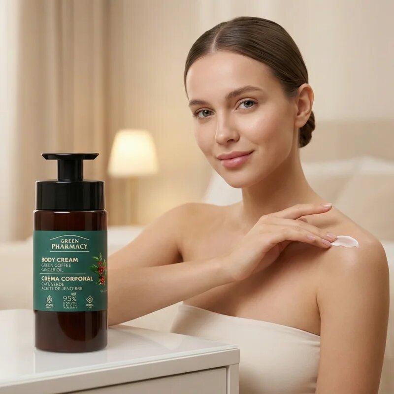 Green Pharmacy Green Coffee & Ginger Oil krema za telo 739 ml