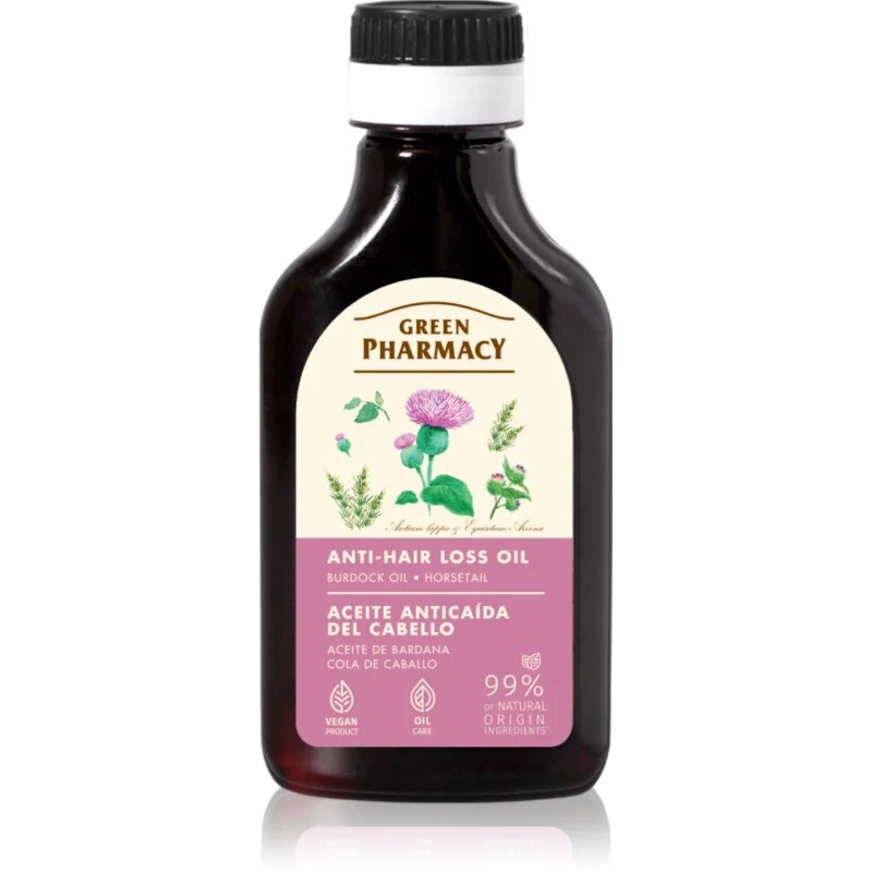 Green Pharmacy Horsetail Burdock Oil olje repinca proti izpadanju las 100 ml