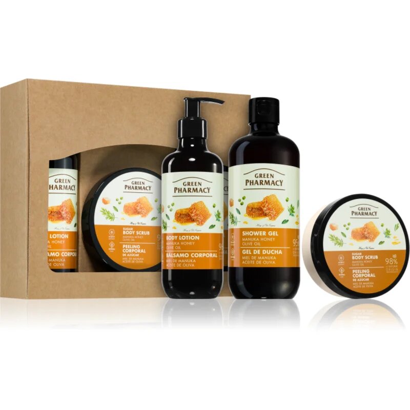 Green Pharmacy Manuka Honey & Olive Oil SET darilni set
