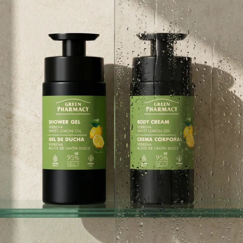 Green Pharmacy Verbena & Sweet Lemon Oil gel za prhanje 739 ml