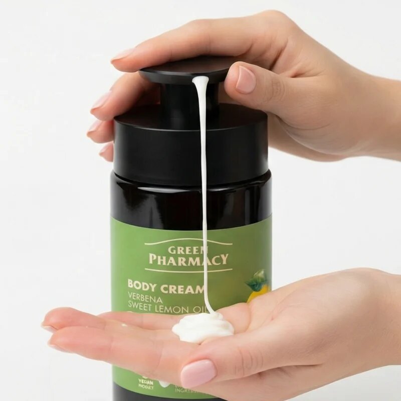 Green Pharmacy Verbena & Sweet Lemon Oil krema za telo 739 ml