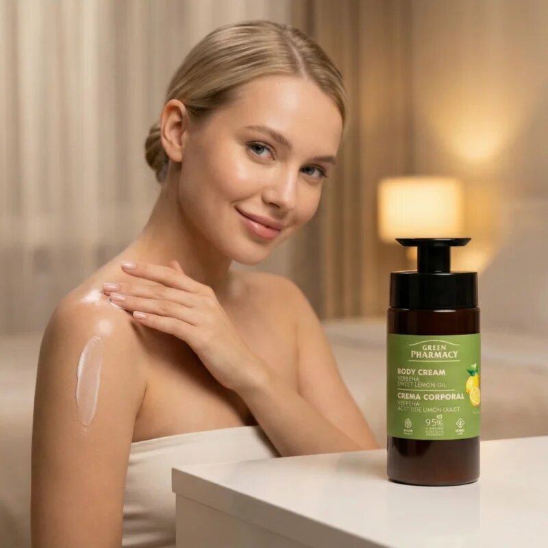 Green Pharmacy Verbena & Sweet Lemon Oil krema za telo 739 ml