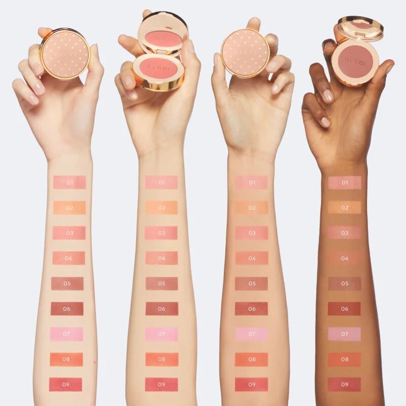 Gucci Beauty Blush De Beauté rdečilo v prahu odtenek 08 Soft Rose 5.5 g