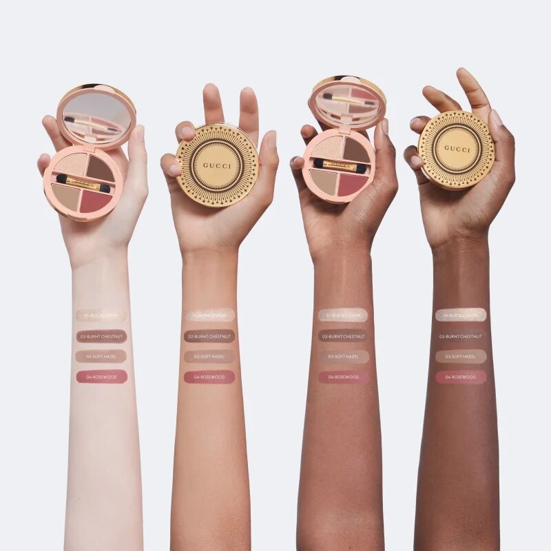 Gucci Beauty Palette de Beauté Quatuor večnamensko ličilo za oči ustnice in obraz odtenek 01 Summerina Brown 6.1 g