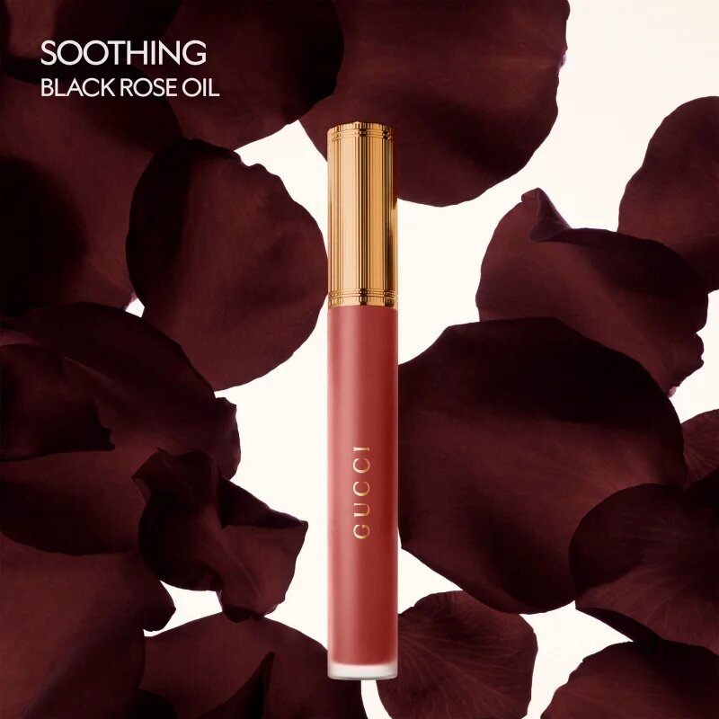Gucci Beauty Rouge à Lèvres Matte Lipstick mat tekoča šminka odtenek 25* Goldie Red 6.5 ml
