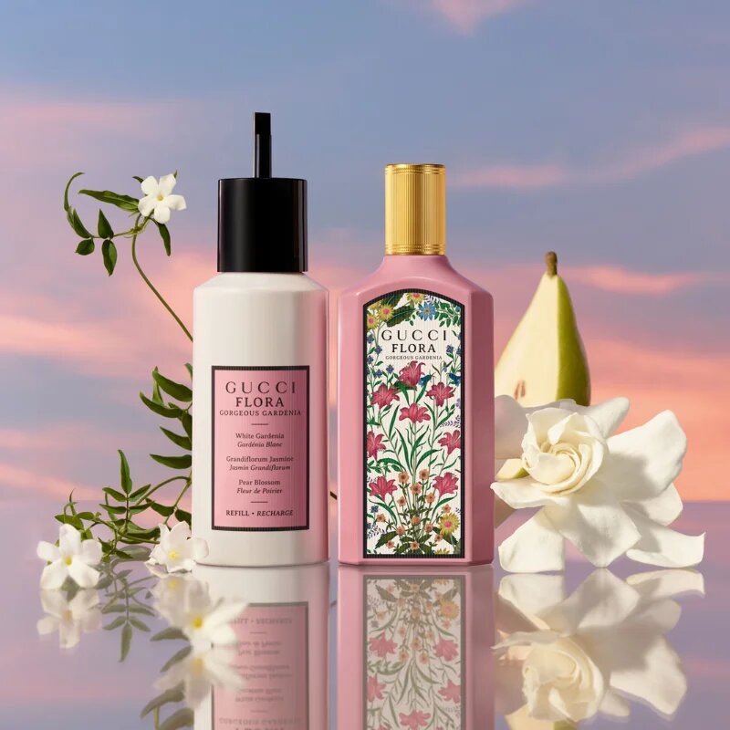 Gucci Flora Gorgeous Gardenia parfumska voda polnilna za ženske Refill 150 ml