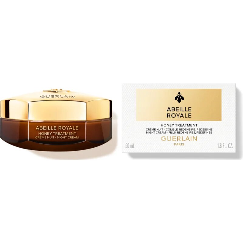GUERLAIN Abeille Royale Honey Treatment Night Cream nočna krema za učvrstitev kože in proti gubam polnilni 50 ml