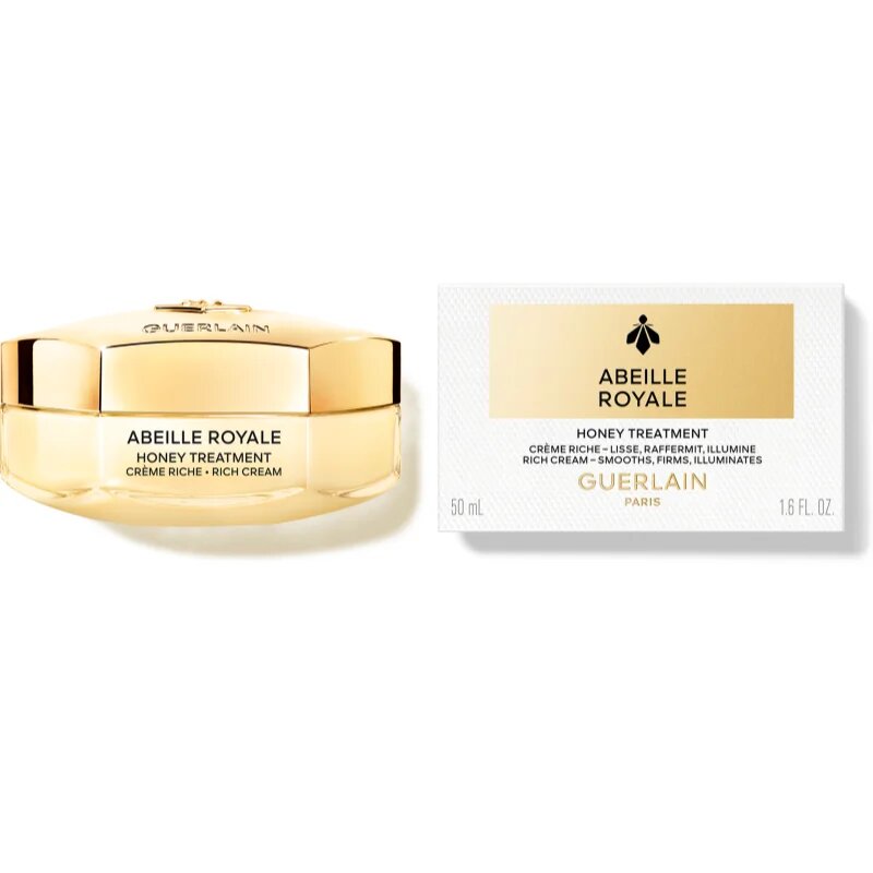 GUERLAIN Abeille Royale Honey Treatment Rich Cream hranilna krema proti gubam polnilni 50 ml