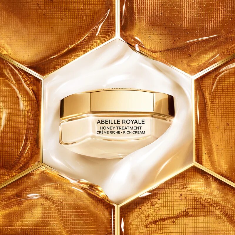 GUERLAIN Abeille Royale Honey Treatment Rich Cream hranilna krema proti gubam polnilni 50 ml