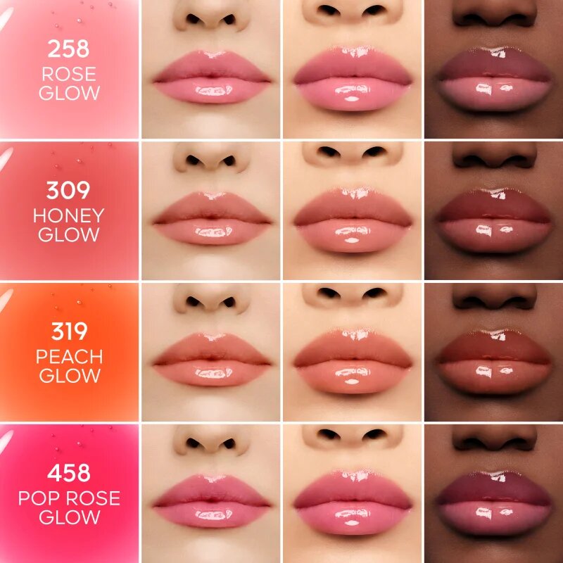 GUERLAIN Blooming Denim KissKiss Bee Glow Oil olje za ustnice z medom odtenek 878 Dahlia Glow 9.5 ml