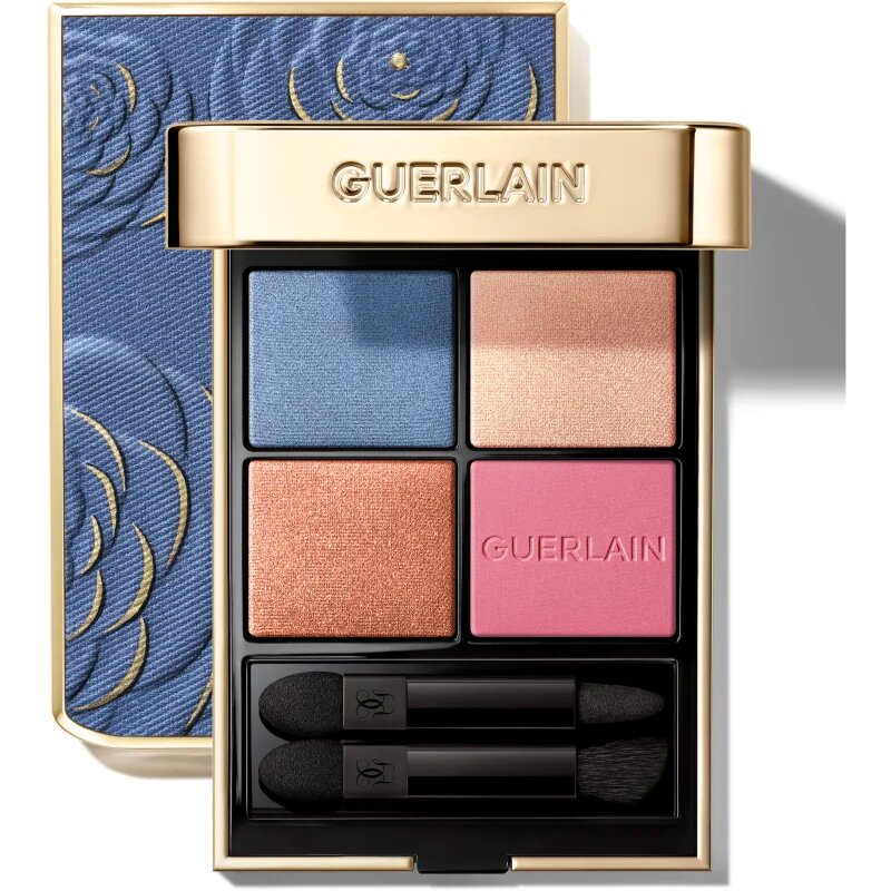 GUERLAIN Blooming Denim Ombres G paleta senčil za oči limitirana edicija 396 Denim Blossom 6 g