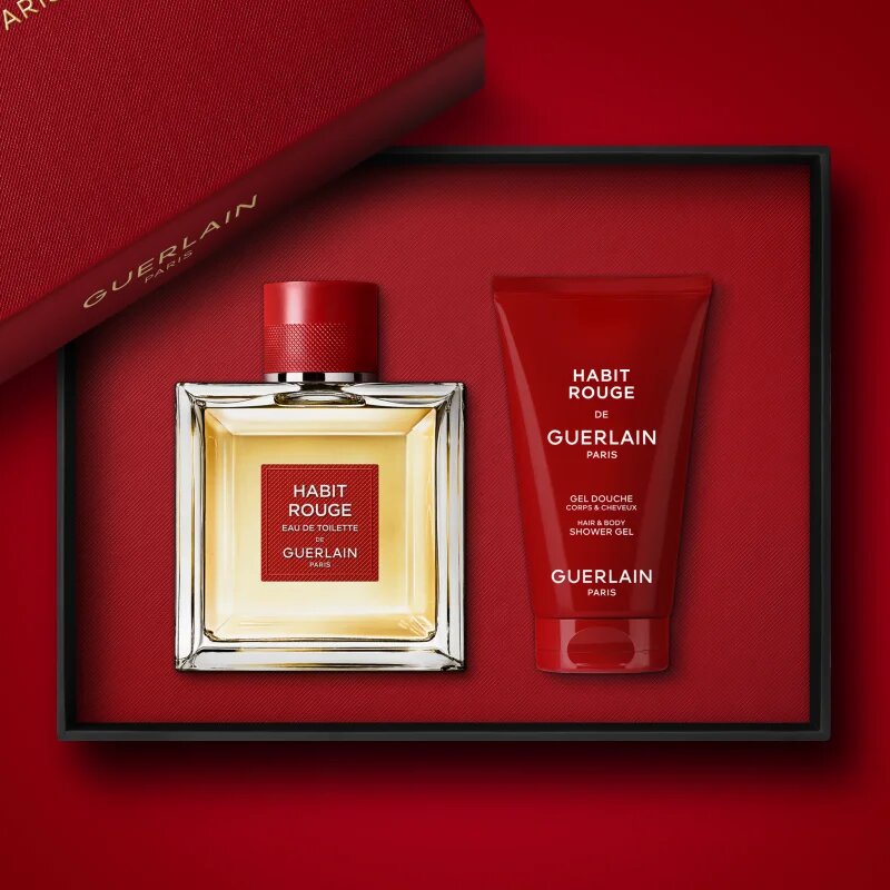 GUERLAIN Habit Rouge darilni set za moške