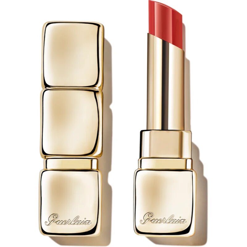 GUERLAIN KissKiss Shine Bloom šminka z bleščečim finišem odtenek 519 Floral Brick 3.5 g
