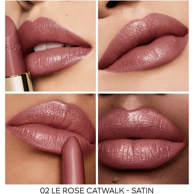 GUERLAIN La Collection X Germanier Rouge G razkošna šminka nadomestno polnilo limitirana edicija 02 Le Rose Catwalk Satin 3.5 g
